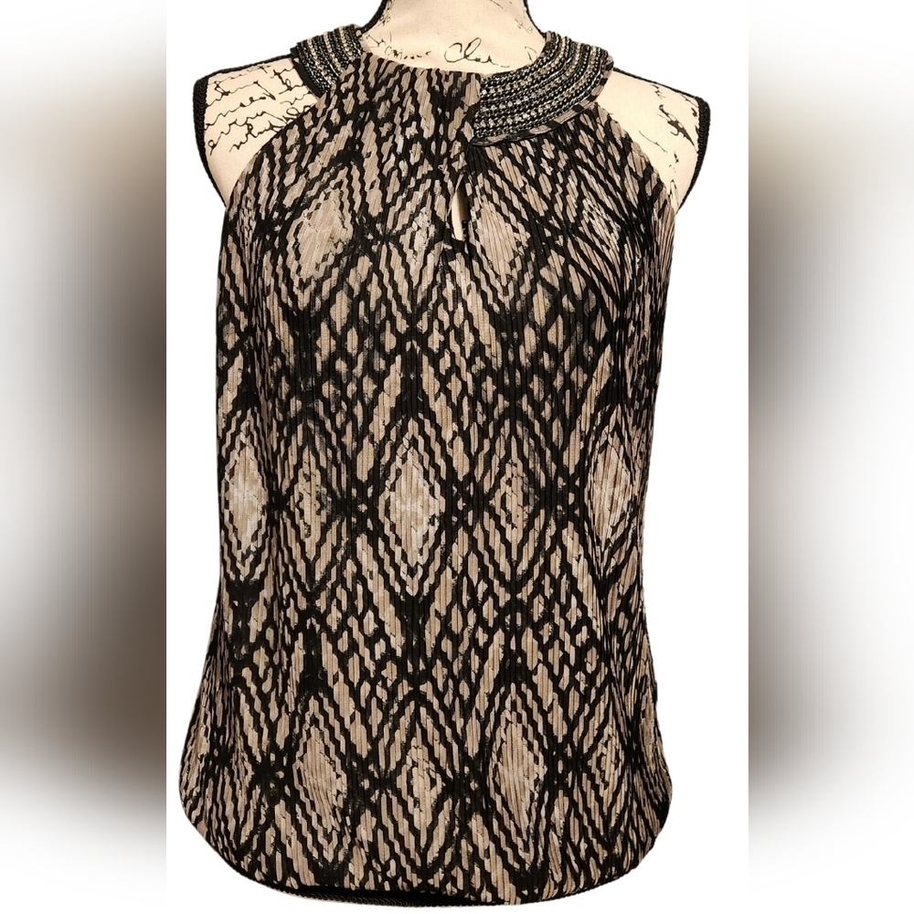 Alfani Embellished Sleeveless Blouse